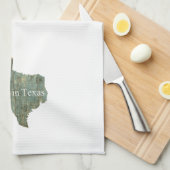 Serviette de cuisine faite au Texas (Quart Plié)