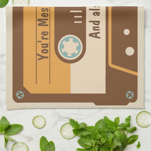 Serviette de cuisine faite sur commande (Plié)