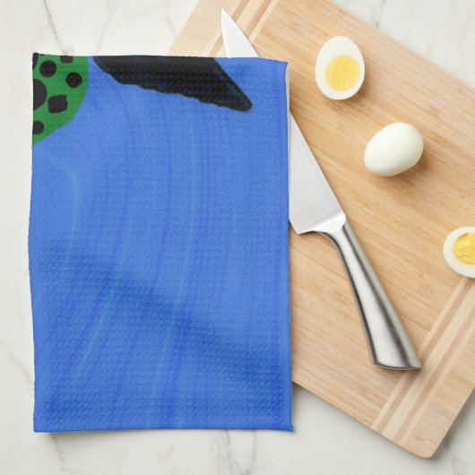 Serviette de cuisine faite sur commande de Honu de (Quart Plié)