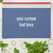 Serviette de cuisine faite sur commande de motif (Plié)