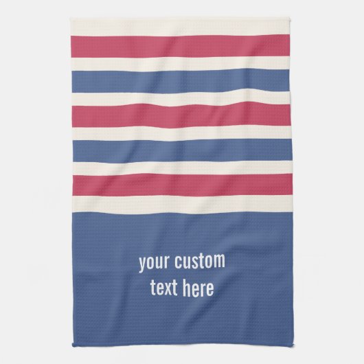 Serviette de cuisine faite sur commande de motif (Vertical)