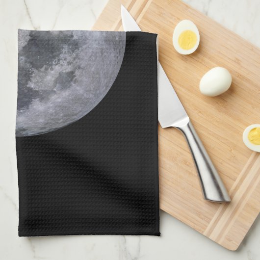 Serviette de cuisine faite sur commande de PLEINE (Quart Plié)