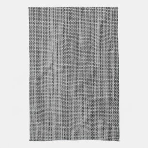 Serviette de cuisine Faux Grey en coton