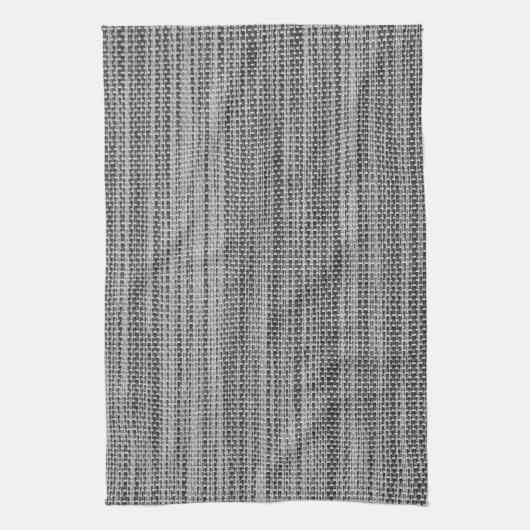 Serviette de cuisine Faux Grey en coton (Vertical)