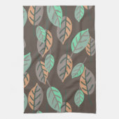 serviette de cuisine feuille de forêt (Vertical)