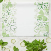 Serviette de cuisine "Feuille de trèfle" (Plié)