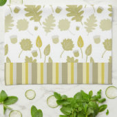 Serviette de cuisine Feuille en microfibre d'or (Plié)