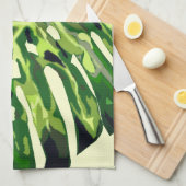Serviette de cuisine Feuille Monstera (Quart Plié)