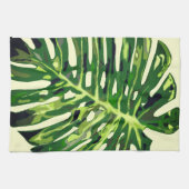 Serviette de cuisine Feuille Monstera (Horizontal)