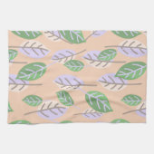 serviette de cuisine feuille pastel (Horizontal)