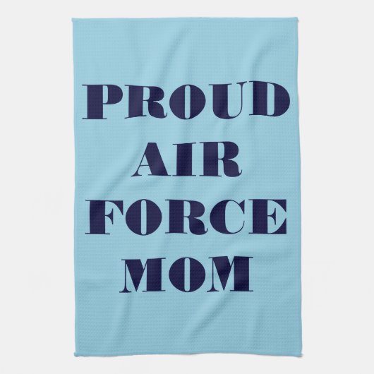 Serviette de cuisine Fière Air Force Maman (Vertical)