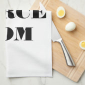 Serviette de cuisine Fière Air Force Maman (Quart Plié)