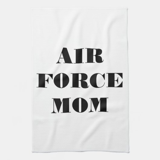 Serviette de cuisine Fière Air Force Maman (Vertical)