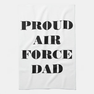 Serviette de cuisine Fière Force aérienne Papa