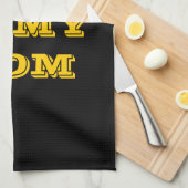 Serviette de cuisine Fière maman armée (Quart Plié)