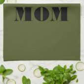 Serviette de cuisine Fière maman armée (Plié)