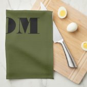 Serviette de cuisine Fière maman armée (Quart Plié)