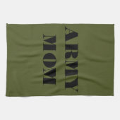 Serviette de cuisine Fière maman armée (Horizontal)