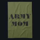 Serviette de cuisine Fière maman armée<br><div class="desc">Serviette de cuisine Fière maman armée</div>