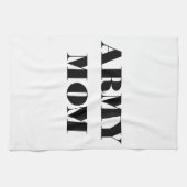 Serviette de cuisine Fière maman armée (Horizontal)