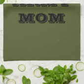 Serviette de cuisine Fière maman armée (Plié)