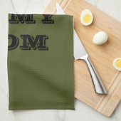 Serviette de cuisine Fière maman armée (Quart Plié)