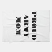 Serviette de cuisine Fière maman armée (Horizontal)