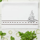 serviette de cuisine figdewdrops White Relax Cup (Plié)