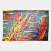 Serviette de cuisine "Fire Dance" (Horizontal)