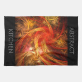 Serviette de cuisine Firestorm Art Abstrait (Horizontal)