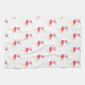 Serviette de cuisine Flamant rose (Horizontal)