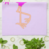 Serviette de cuisine Flamant rose rose (Plié)