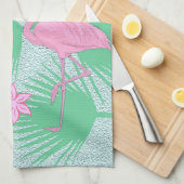 serviette de cuisine flamingo (Quart Plié)