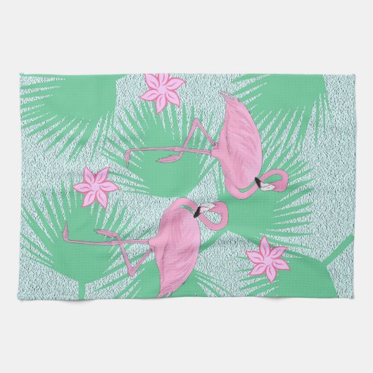 serviette de cuisine flamingo (Horizontal)