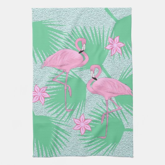 serviette de cuisine flamingo (Vertical)