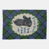 Serviette de cuisine Fletcher Scottie Dog (Horizontal)