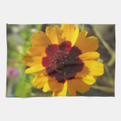 Serviette de cuisine - Fleur de couverture (Horizontal)