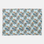 Serviette de cuisine Fleur Oiseau Tropical du Para (Horizontal)