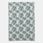 Serviette de cuisine Fleur Oiseau Tropical du Para (Vertical)
