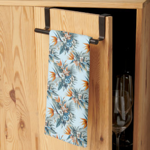 Serviette de cuisine Fleur Oiseau Tropical du Para
