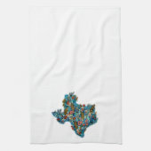 Serviette de cuisine Fleur sauvage du Texas (Vertical)