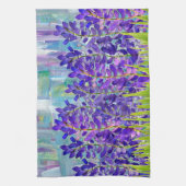 Serviette de cuisine Fleur sauvage violette Lupine (Vertical)