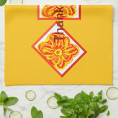 Serviette de cuisine Fleur Thanksgiving (Plié)