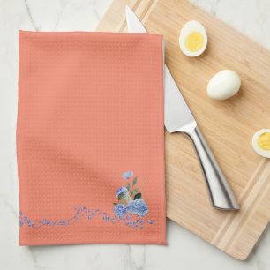 Serviette de cuisine fleurie Blossom Breeze sur pê