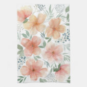 Serviette de cuisine Fleurs de Pêche (Vertical)