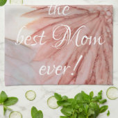 Serviette de cuisine "Fleurs/Pinkish" (Plié)