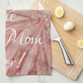 Serviette de cuisine "Fleurs/Pinkish" (Quart Plié)