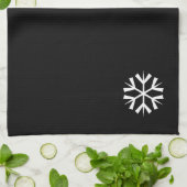 Serviette de cuisine Flocon de neige (Plié)