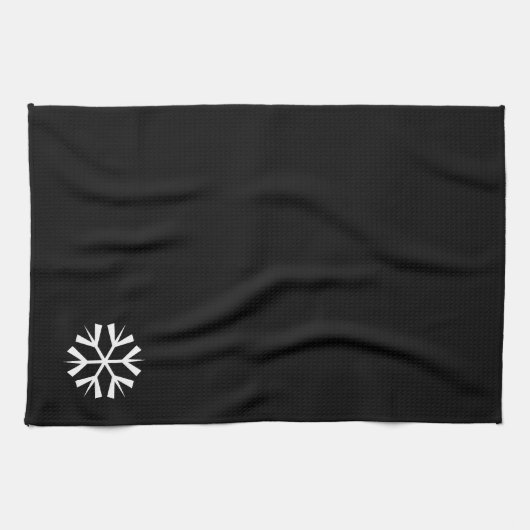 Serviette de cuisine Flocon de neige (Horizontal)