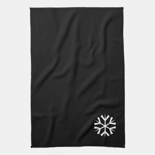 Serviette de cuisine Flocon de neige (Vertical)